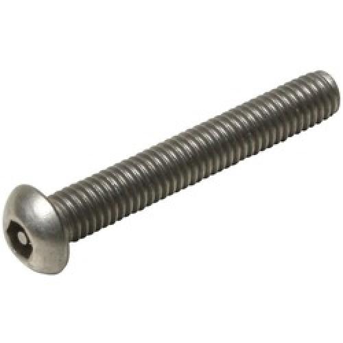 M4  x 25  ST/ST MT SCREWS  *PIN HEX*    BUTTON HD
