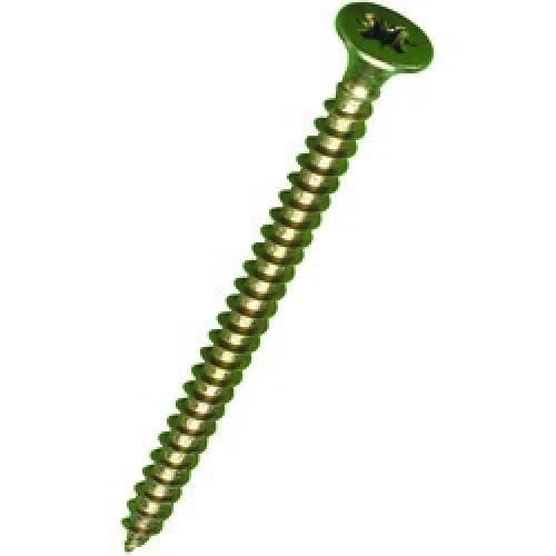 6.0  x 150   M/S Z/YEL  POZI CSK CHIPBOARD SCREW