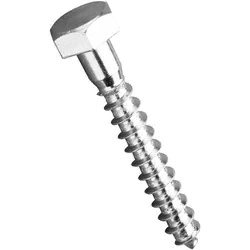 10  x 180    M/S GALV  HEX HD COACHSCREW
