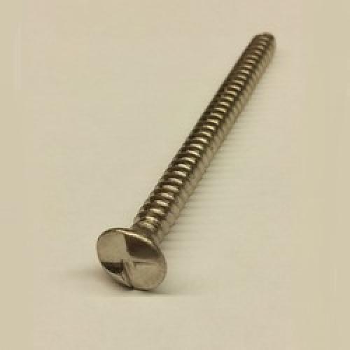 No12 x 2     CLUTCH HEAD  CSK WOODSCREW  M/S BZP