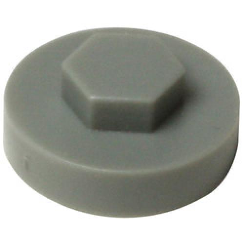 19mm HEX HD COLOUR CAP METALLIC SILVER