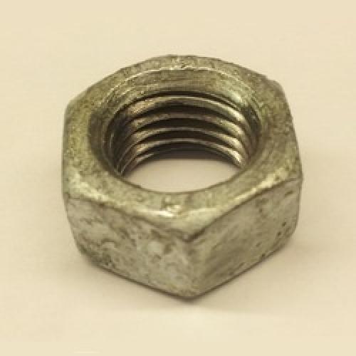 M22       HEX FULL NUTS  Gr8  GALVED