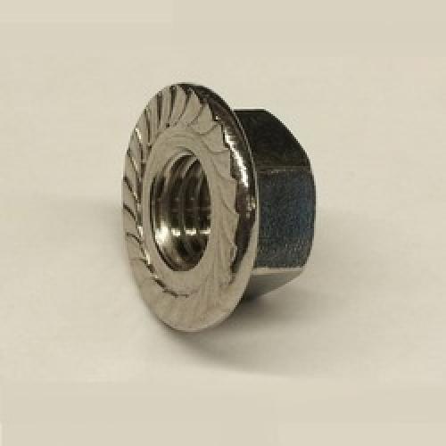 M8        SERRATED FLANGE  NUTS M/S  ZINC