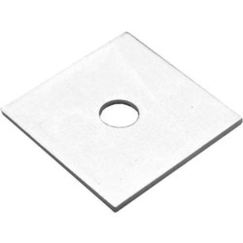 M12 x 50  x 3  SQU PLATE WASHER  M/S ZINC