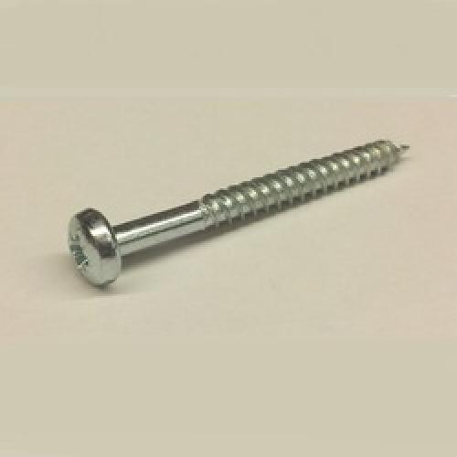 No10 x 1 /4  M/S BZP  POZI ROUND HD WOODSCREW