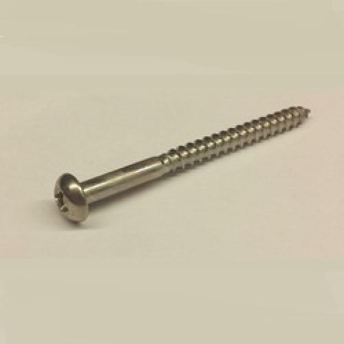 No10 x 1 1/2     A2 ST/ST  POZI ROUND HD WOODSCREWS