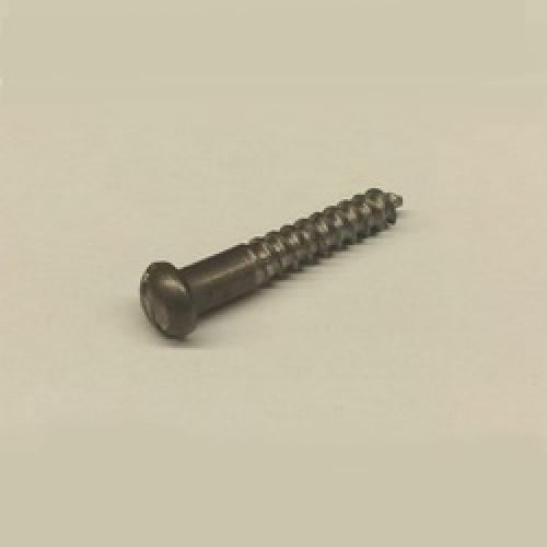 No12 x 3     M/S S/COL  SLOT ROUND HD WOODSCREW