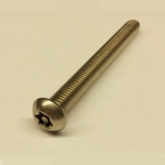 M6  x 25  ST/ST MT SCREWS  *6 LOBE PIN* BUTTON HD