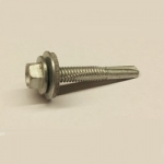 5.5 X 50 SELF DRILL SCREW  HEAVY SECT c/w 16MM WASH