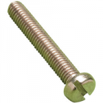 2BA  x 2         BRASS  SLOT CHEESE HD MT SCREWS
