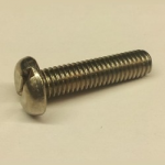 M8   x 25       *A4 ST/ST  SLOT PAN HD SCREW