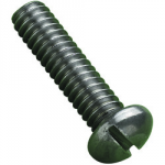 1/4  BSW x 3/4   ZINC M/S SLOT ROUND HD SCREW