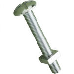M6 X 90 ROOFING BOLTS & NUTS BZP