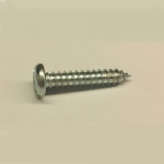 No8  x 1     STEEL BZP SLOT PAN     SELF TAPPERS