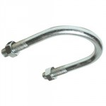 4     NB STEEL U BOLTS BZP (114.3mm pipe O.D.)