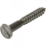 No14 x 3     M/S S/COL  SLOT CSK WOODSCREW