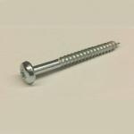No10 x 2     M/S BZP  POZI ROUND HD WOODSCREW